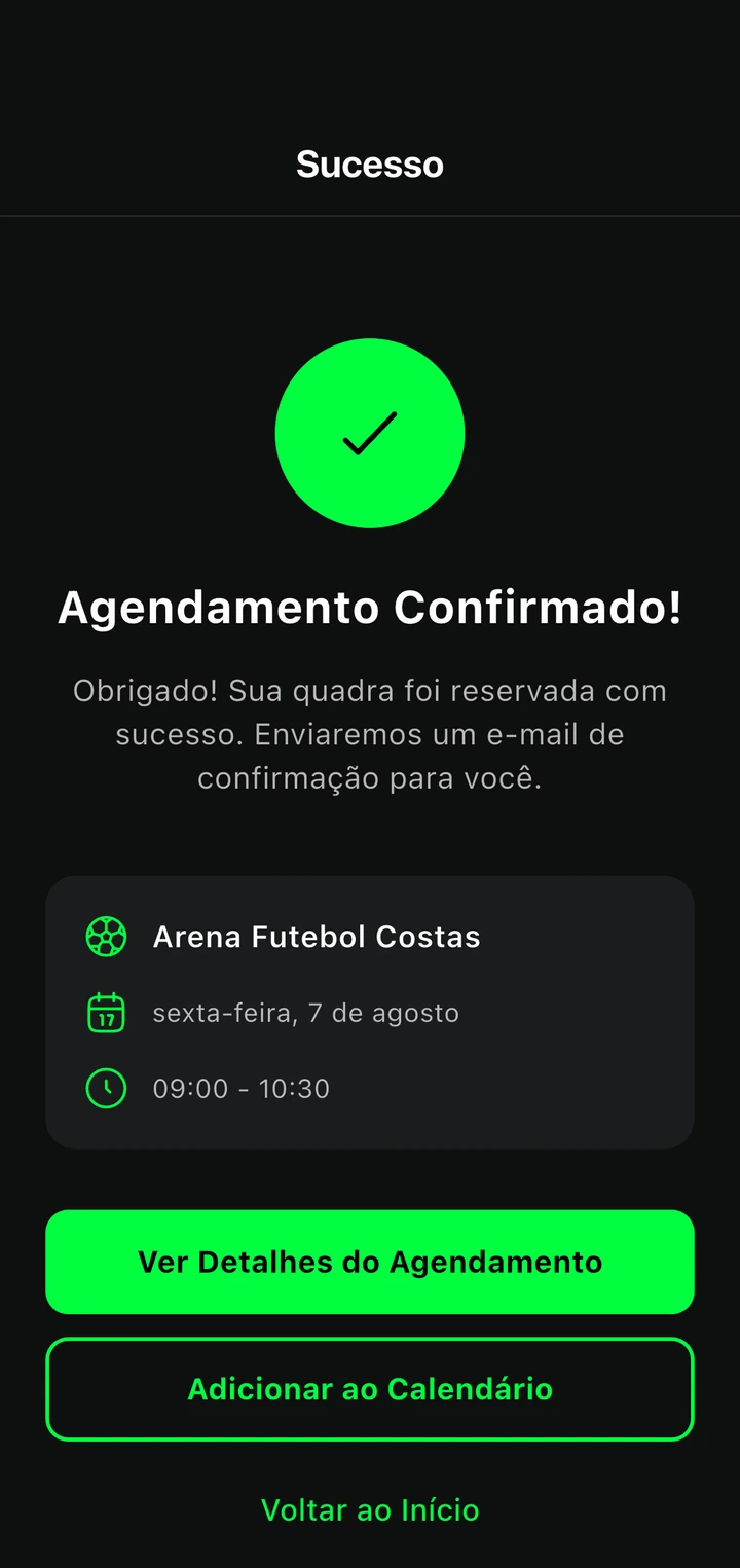 Tela do app iSoccer com a convocação do time Tela do app iSoccer com a convocação do time